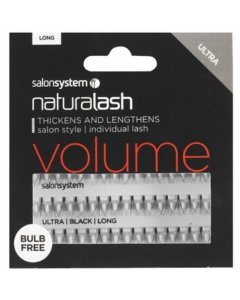 Salon System Individual Lash Black - Large (VOLUME) Bulb Free