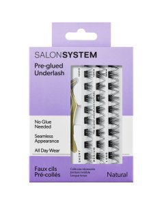 Salon System Underlash Pre Glued Kit - Natural