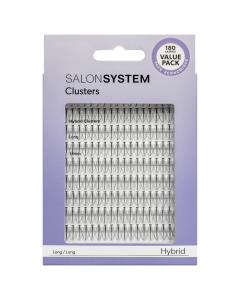 Salon System Hybrid Cluster Lashes (Value Pack) - Long