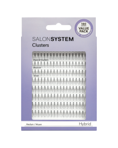 Salon System Hybrid Cluster Lashes (Value Pack) - Medium