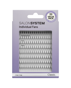 Salon System Individual Fan Lashes (Value Pack) - Long