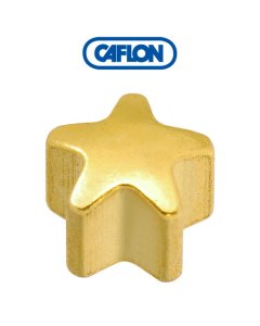 Caflon Gold Regular Star Shape Birth Stone Pk12