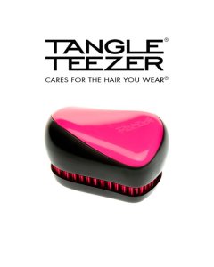 Tangle Teezer Compact - Pink & Black Sizzle