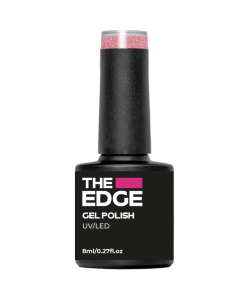 The Edge Gel Polish 8ml - The Blush Glitter