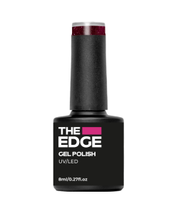 The Edge Gel Polish 8ml - The Chestnut Glitter