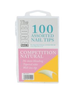 The Edge Nails COMPETITION NATURAL (100 Assorted Pack)