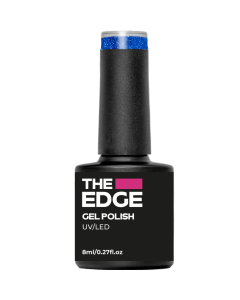 The Edge Gel Polish 8ml - The Ocean Blue Glitter