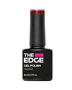 The Edge Gel Polish 8ml- The Ruby Glitter