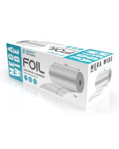 Identity Mega Wide Foil 100mm x 200m - Silver