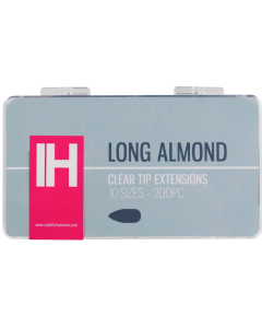 Izabelle Hammon Clear Tip Extensions | Long Almond 200PC
