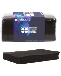 Procare Disposable Towels (Black) x50