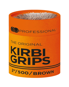 LJ Professional 2" Kirbi Waved Grips x500 - Brown