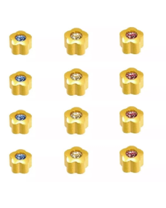 Caflon Gold Regular Assorted Flowerstone Pk12