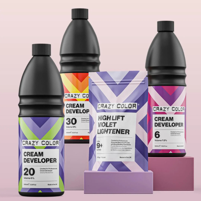 Crazy Color Developer and Bleach