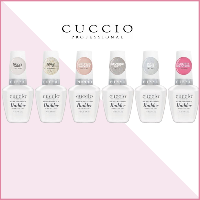 Cuccio - 6 Brand New Brush On Builder Shades