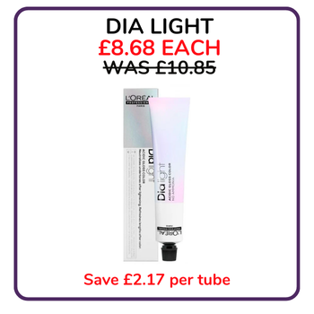 L'OREAL DIA LIGHT SEMI PERMANENT HAIR COLOUR 60ML TUBE