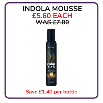 INDOLA COLOR STYLE MOUSSE FOR PROFESSIONAL HAIRDRESSERS