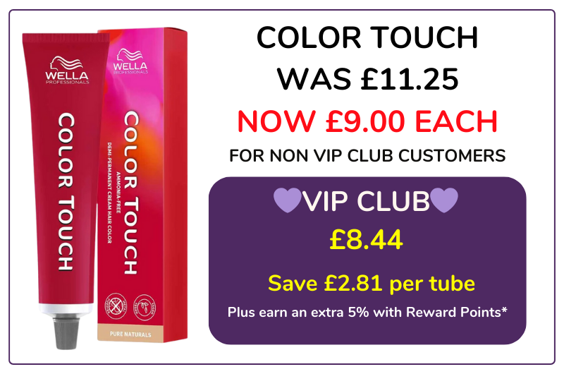 WELLA COLOR TOUCH SEMI PERMANENT HAIR COLOUR OFFERS