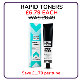 CRAZY COLOR RAPID TONER OFFERS AT CM HAIR AND BEAUTY SUPPLIES
