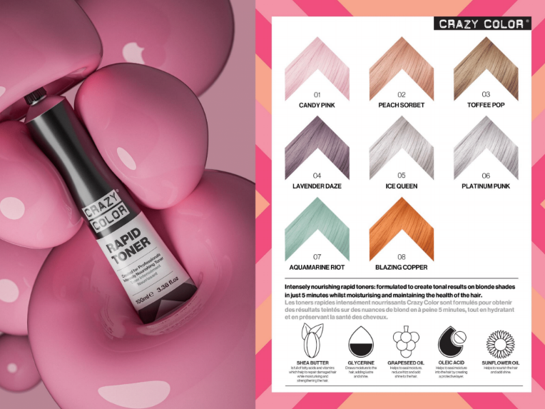 Crazy Color Rapid Toners 100ml 