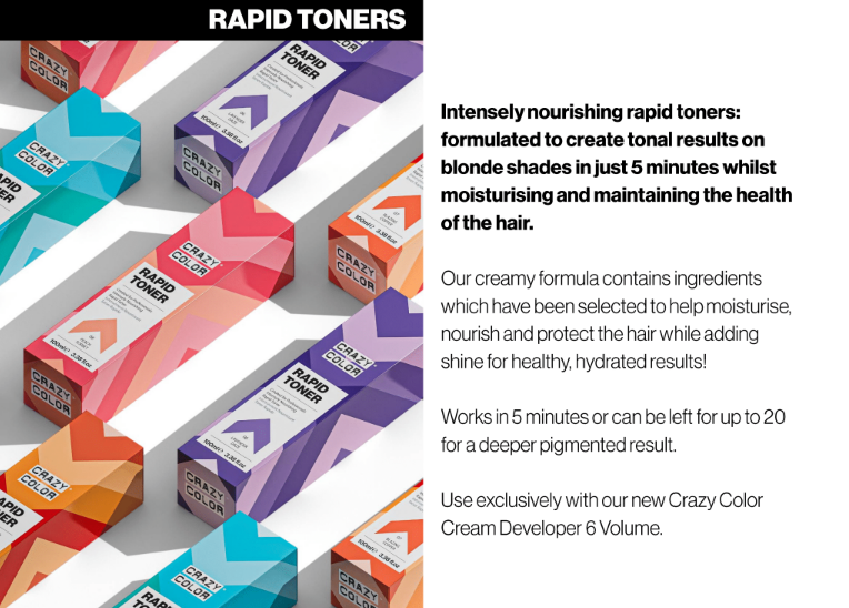 Crazy Color Rapid Toners 100ml 