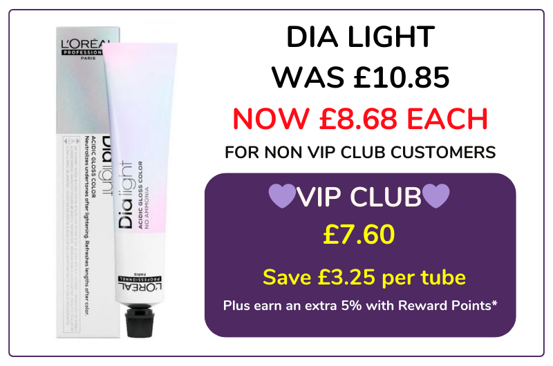L'OREAL DIA LIGHT SEMI PERMANENT HAIR COLOUR 60ML TUBE offers