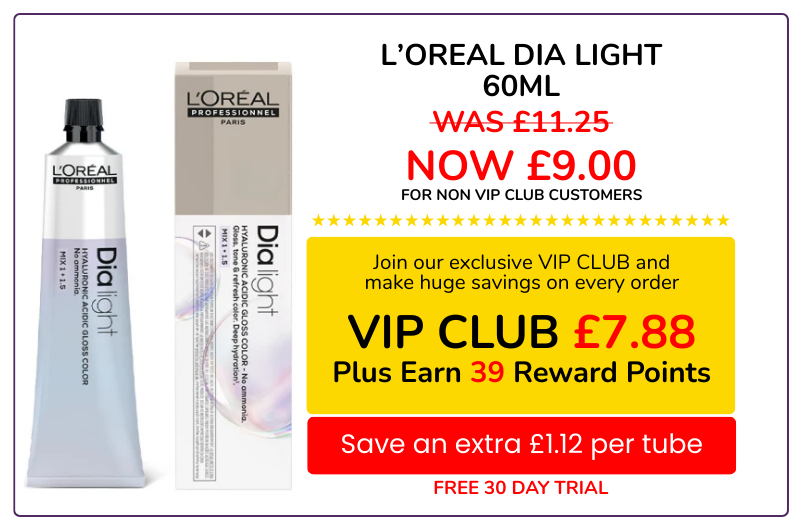 L'OREAL DIA LIGHT SEMI PERMANENT HAIR COLOUR 60ML TUBE offers