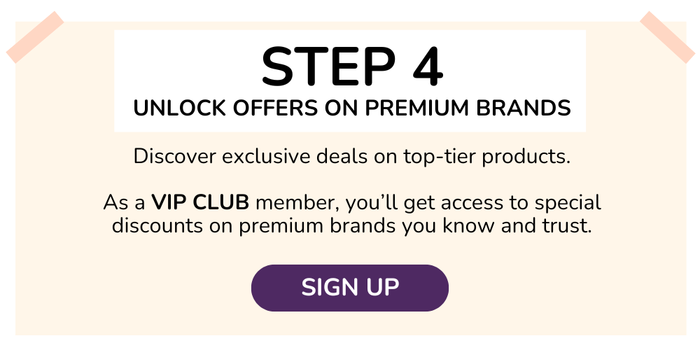 sign up to CM Hair and Beauty Supplies exclusive VIP CLUB