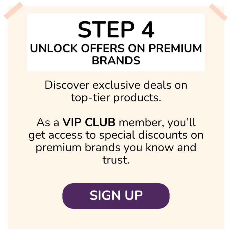 sign up to CM Hair and Beauty Supplies exclusive VIP CLUB