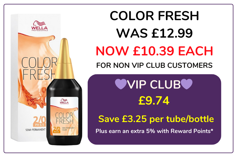 WELLA COLOR FRESH SEMI PERMANENT HAIR COLOUR OFFERS